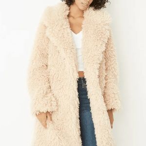 NWOT Wild Fable fuzzy coat